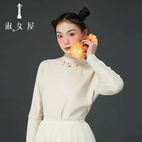 淑女屋官方旗舰店低领保暖。毛衣图片