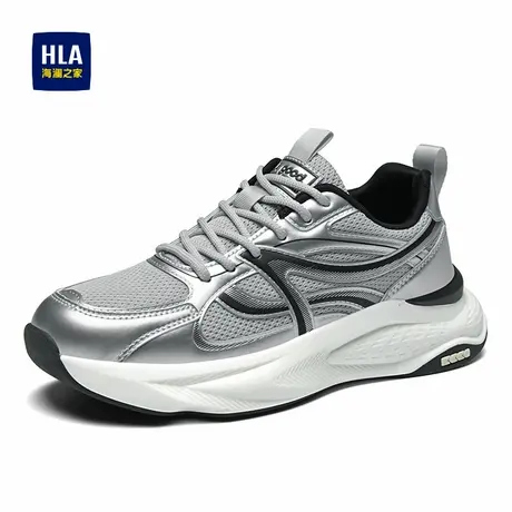 HLA/海澜之家男鞋新款春秋户外百搭运动鞋增高潮流耐磨休闲跑步鞋商品大图