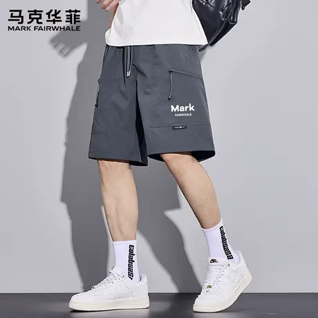 马克华菲美式休闲短裤男2025新款宽松潮流工装裤男款五分裤子潮X商品大图