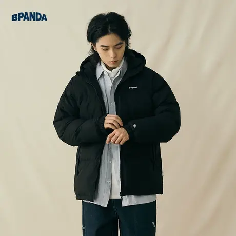 BEN.PANDA羽绒服男冬季新款潮流刺绣防泼水连帽保暖加厚休闲外套商品大图