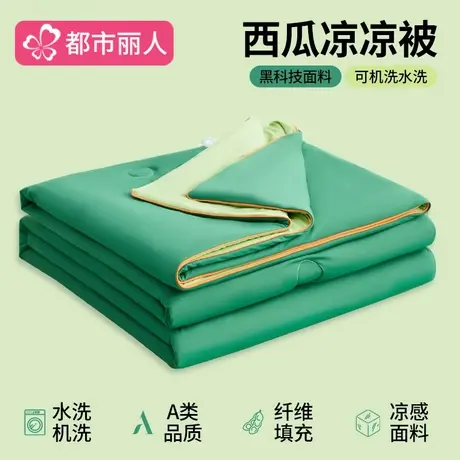 冰淇淋西瓜夏凉被双人夏季薄款被子单人凉感冰丝空调被可机洗水洗商品大图