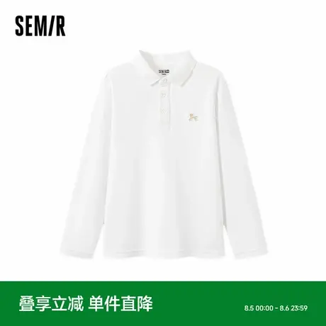 森马儿童2025年秋季男中童T恤纯棉POLO衫商品大图