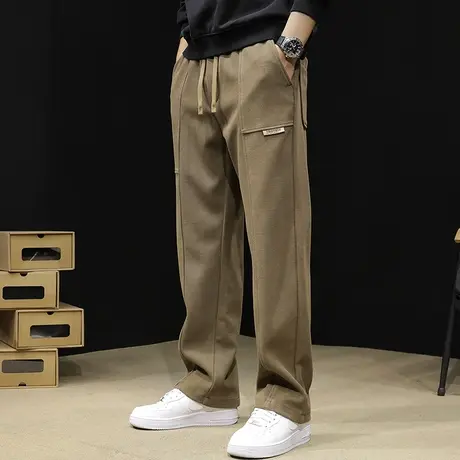 秋季休闲裤男宽松直筒潮牌商品大图