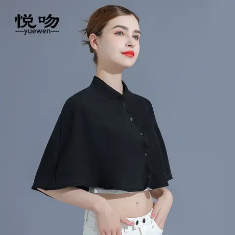 夏季空调房挡风斗篷披肩德绒喂奶保暖防寒月子护肩颈椎坎肩四季款商品大图
