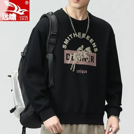 卫衣男款2023秋季新款圆领潮牌休闲上衣春秋款青少年运动外套男装商品大图