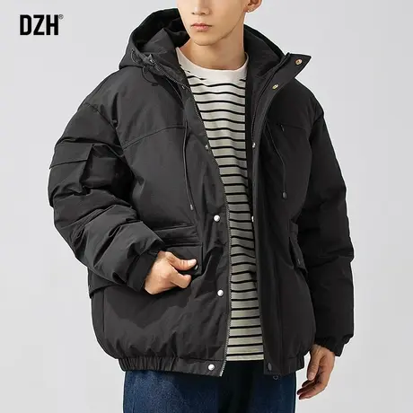 男士痞帅高级感棉服男款冬款潮流冬季棉衣男加厚连帽外套冲锋衣男商品大图