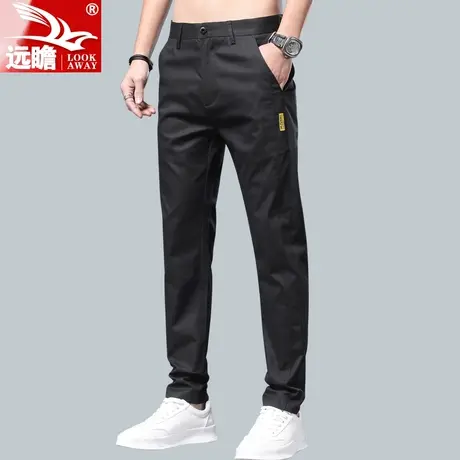 男士薄款休闲裤男夏季2023新款百搭直筒修身潮流男裤夏天裤子男款图片