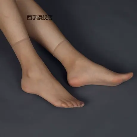 水晶丝袜夏季女脚尖透明无痕隐形水晶丝袜防勾丝5双图片
