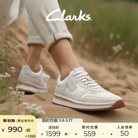 Clarks其乐工艺系列托尔休闲跑鞋女鞋休闲德训鞋女图片