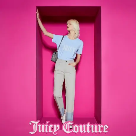 Juicy Couture橘滋23新款纯美仿珍珠烫片女T恤商品大图