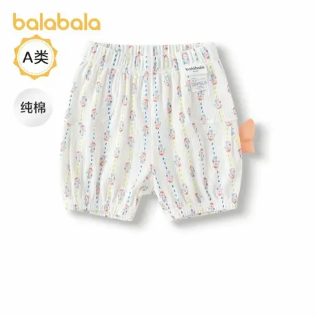 【商场同款】巴拉巴拉宝宝裤子女童中裤2025新款夏季可爱甜美休闲商品大图