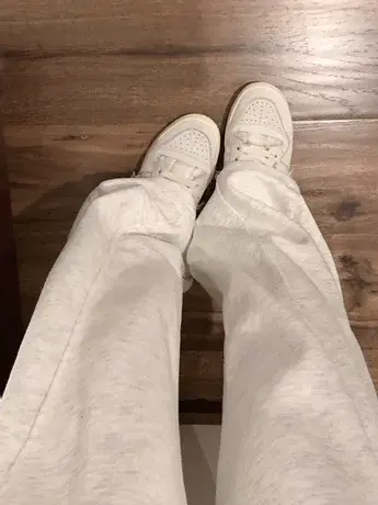 高腰加绒休闲裤女秋冬2022新款宽松显瘦运动裤垂感直筒阔腿卫裤子商品大图