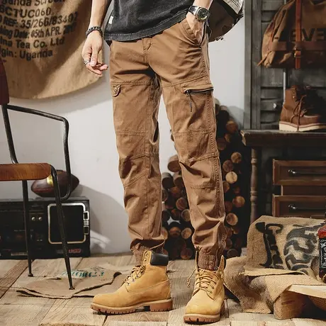 Modi Nick/摩帝尼克潮流男士工装裤直筒纯棉户外多口袋男士长裤商品大图