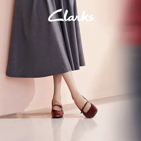 Clarks其乐Nyta45 Shine女鞋夏季高跟玛丽珍鞋单鞋婚鞋图片