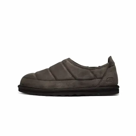 Skechers斯凯奇春夏男鞋一脚蹬休闲鞋加绒雪地靴保暖棉鞋短筒靴商品大图