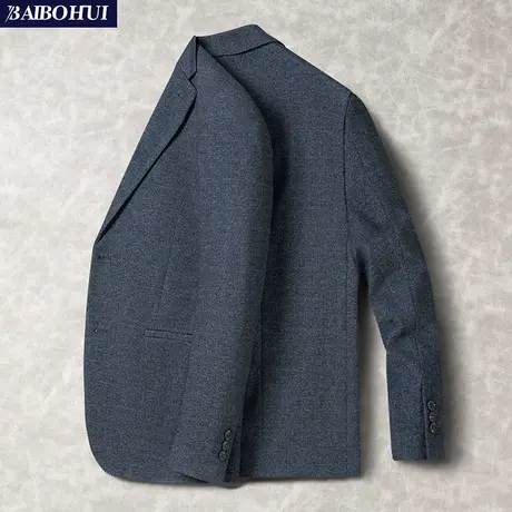 春秋季新款修身商务小西装男士上衣单件时尚潮流单件休闲西服外套商品大图