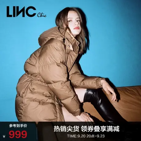 LINCCHIC金羽杰羽绒服女新款短款都市机能羽绒服女冬季Y22802320商品大图