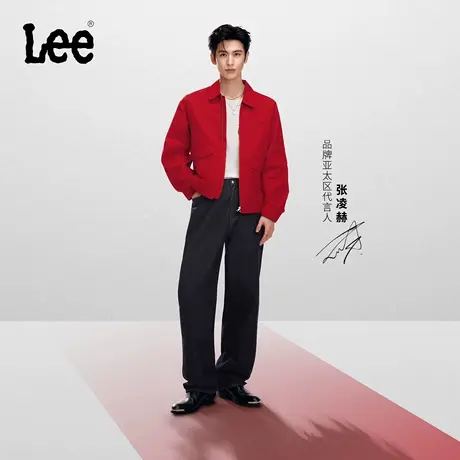 【张凌赫同款】Lee商场同款26马年新春限定超宽松阔腿牛仔裤男潮商品大图