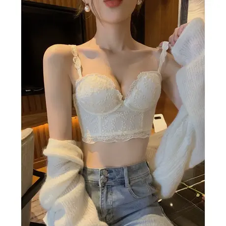 聚拢内衣女调整型收副乳胸罩无钢圈防下垂显胸大性感礼服文胸套装图片