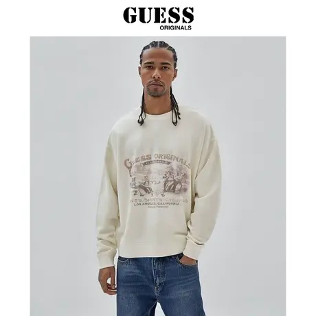 【38上新季】GUESS ORIGINALS 运动服外套套头衫卫衣M3BQ14KBJ31商品大图