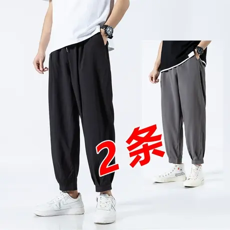 西裤男阔腿直筒宽松裤子休闲长裤垂坠感DK学院制服班服西装裤商品大图