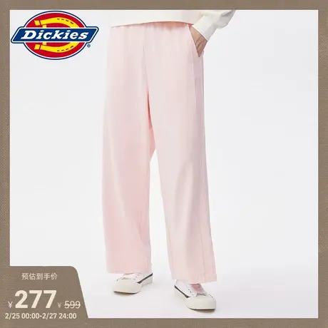 Dickies 工装春夏女简约纯色休闲水洗卫裤下装宽松运动裤商品大图