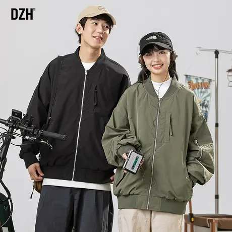 情侣棒球服外套男春秋季潮流百搭超火情侣装2024新款飞行运动夹克商品大图