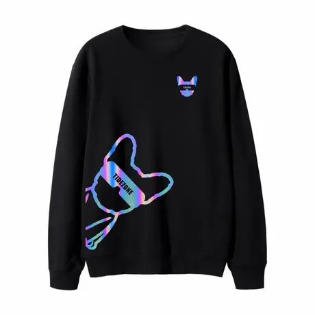 情侣装秋装卫衣男女韩版宽松慵懒上衣纯棉圆领学生工作衫班服定制图片