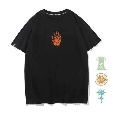 塞尔达传说王国之泪T恤林克究极手游戏周边短袖夏季新款全棉体恤图片