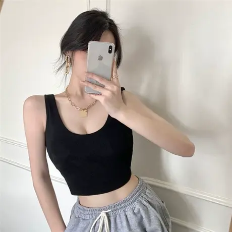 小吊带背心女外穿春夏2024新款性感无袖上衣修身显瘦内搭打底衫潮图片