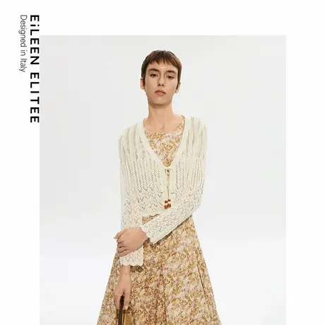 【七七酱直播间】朗姿欧洲EiLEEN ELITEE开衫上衣外套毛衣2025年图片