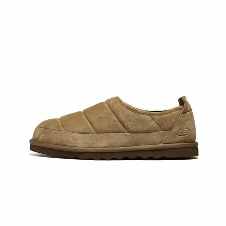 Skechers斯凯奇春夏男鞋一脚蹬休闲鞋加绒雪地靴保暖棉鞋短筒靴商品大图