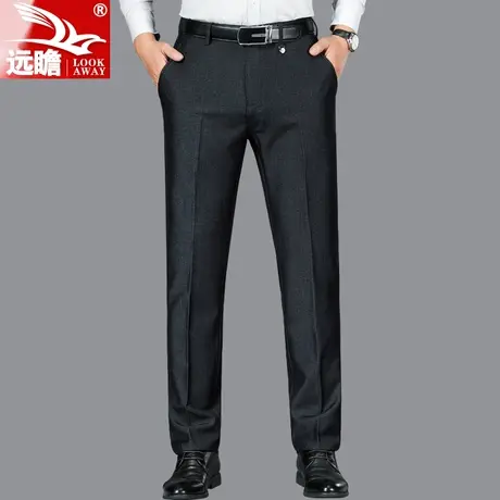爸爸裤西裤男士商务休闲裤宽松直筒2022年新款冬季宽松百搭长裤子图片