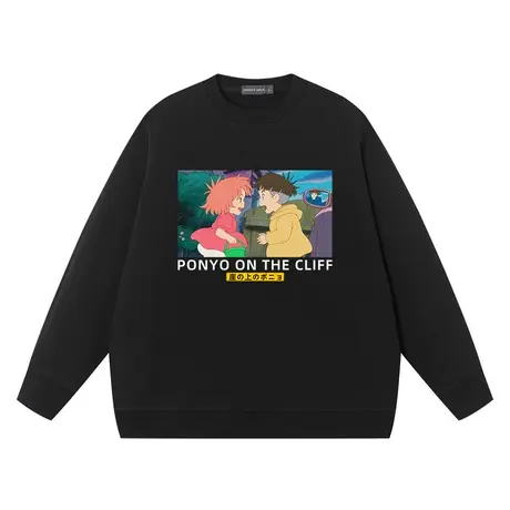 悬崖上的金鱼姬波妞情侣装宫崎骏圆领卫衣宗介波衣服长袖男女衣服商品大图