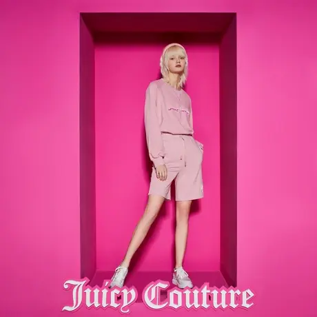 Juicy Couture橘滋秋女女装年新款甜美舒适版立体绣花女中裤商品大图