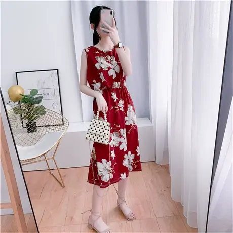 三亚旅行穿搭衣服吊带露背连衣裙夏显瘦仙女裙海边度假沙滩裙仙气商品大图