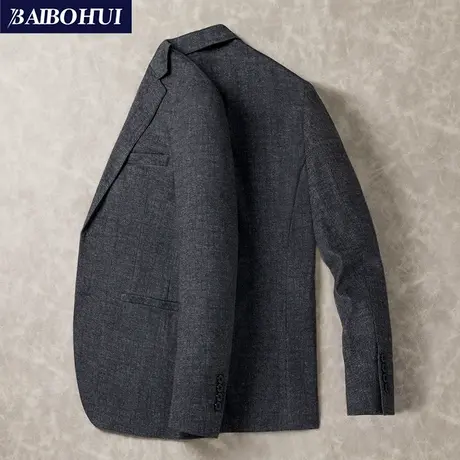 秋季新款商务修身休闲小西装上衣单件外套男士时尚帅气呢子西服潮图片
