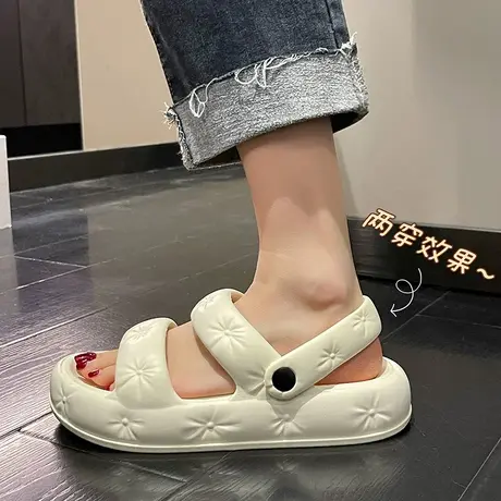 凉拖鞋女夏季外穿软底防滑时尚网红半拖超火两穿凉鞋休闲沙滩凉拖商品大图