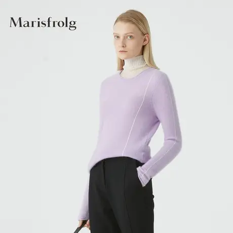 Marisfrolg/玛丝菲尔女装冬季新款专柜同款毛针织衫商品大图