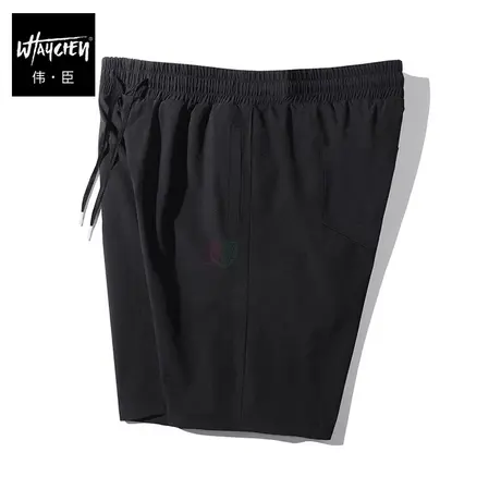 伟臣潮牌大码男装夏季冰丝冰感休闲短裤男胖子加肥加大宽松空调裤商品大图