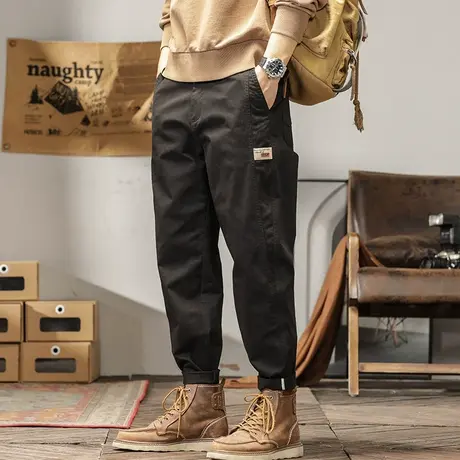 Modi Nick/摩帝尼克时尚潮流男士工装裤百搭男款休闲裤宽松潮牌商品大图