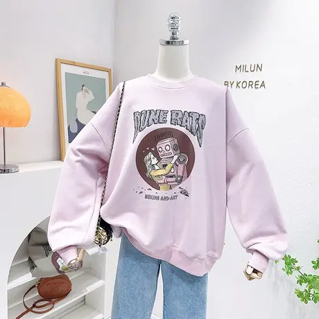 韩国东大门外套2023春秋款设计感时髦洋气港风卫衣宽松欧货大码女商品大图