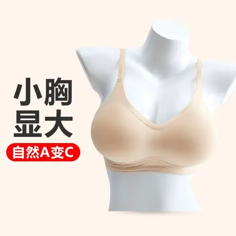 聚拢内衣女小胸显大平胸专用文胸2023新款自然无痕透气加厚外扩型图片