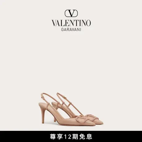 [12期免息]华伦天奴VALENTINO女士 VLOGO SIGNATURE 高跟鞋婚鞋商品大图