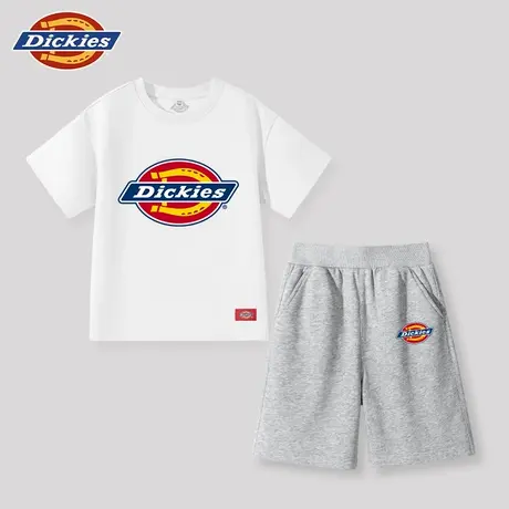 Dickies童装男童夏装套装儿童纯棉运动两件套男大童美式短袖t恤A图片