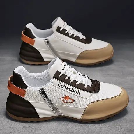 欧洲站男鞋春秋款2024新款潮牌高级感青少年休闲运动厚底老爹潮鞋商品大图