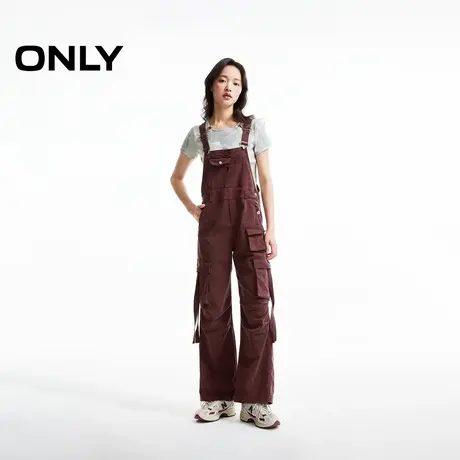 ONLY夏季休闲百搭口袋绑带背带工装裤休闲裤子|12417S002商品大图