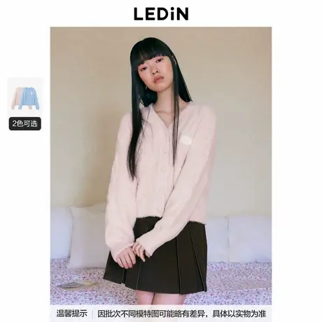 【LOTSYOU联名】乐町商场同款线开衫冬季新款毛衣外套C1EDE4414图片