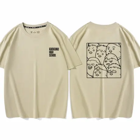秀洛动漫排球少年乌野高中漫画周边打底衫半袖衣服夏纯棉短袖T恤商品大图