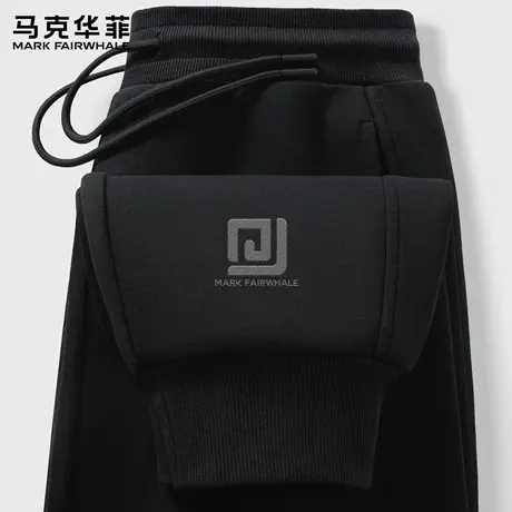 马克华菲休闲卫裤男春秋季2025新款运动束脚裤男士复古长裤子潮X商品大图